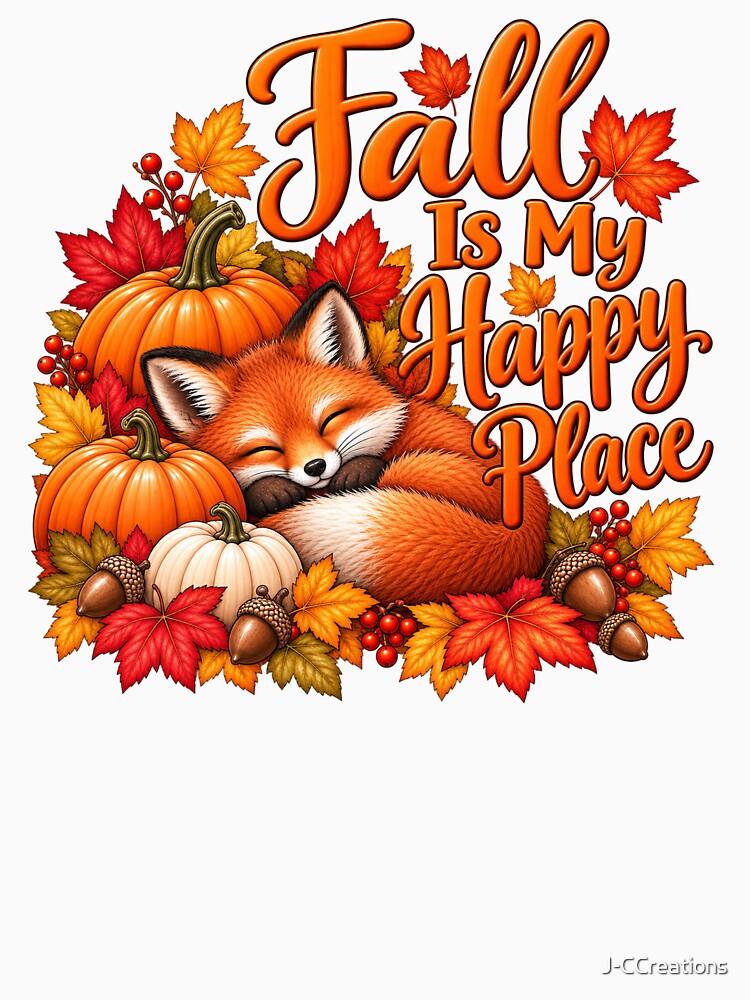 Fall Is My Happy Place by J-CCreations
