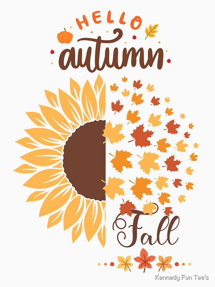 Hello fall 5 Hello Autumn by Kennedy Fun Tee's