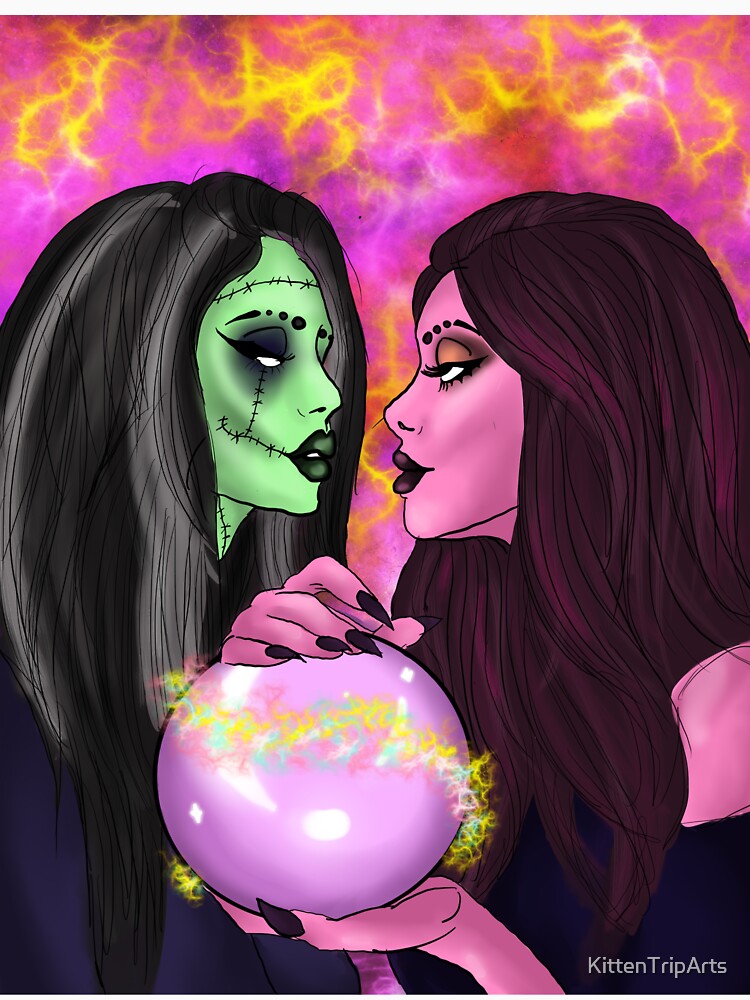 Crystal ball by KittenTripArts