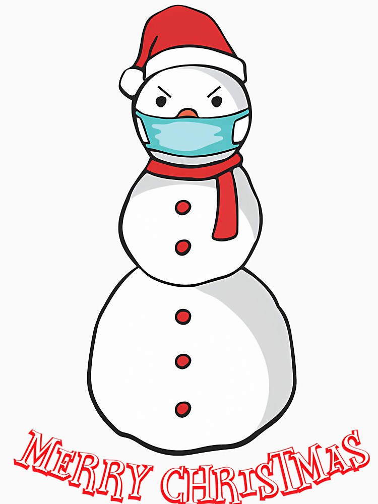 Cool Funny Logo Snowman Christmas by Shop-Art-bigfo