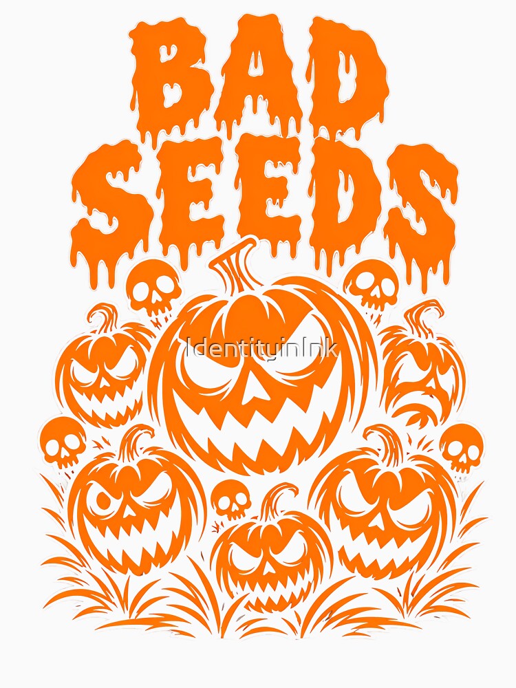 Bad Seeds Halloween Pumpkin Patch by IdentityinInk