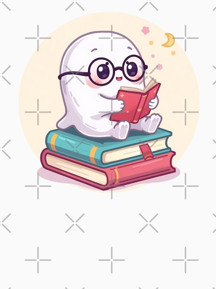 Cozy Reading Ghost by Stylestickers55