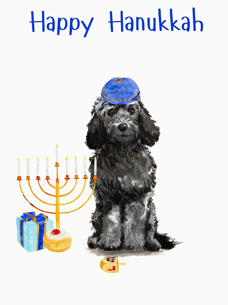 Happy Hanukkah with Cavoodle Dog by thekosherhub