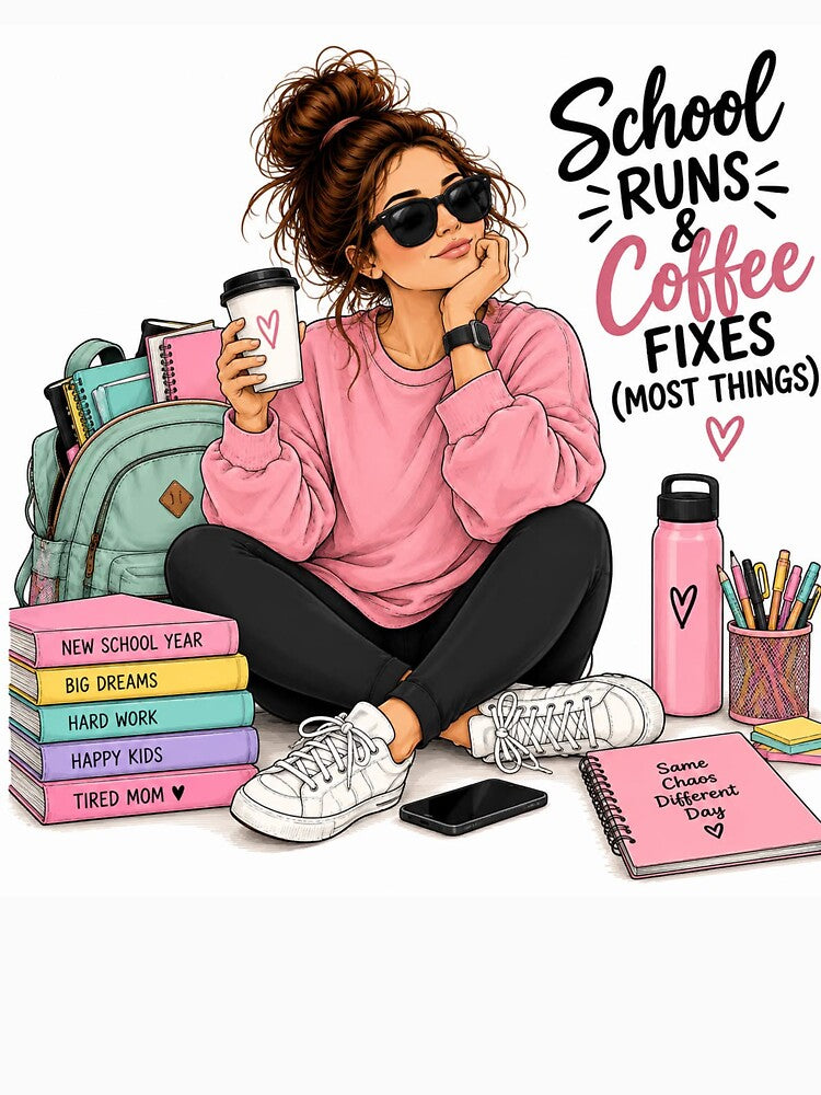 School Runs & Coffee Fixes by VeraLuta
