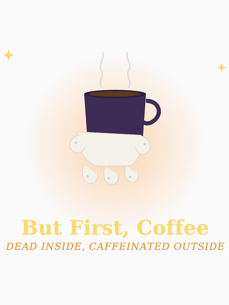 But First Coffee Skeleton Hand Halloween by BhavyaMR