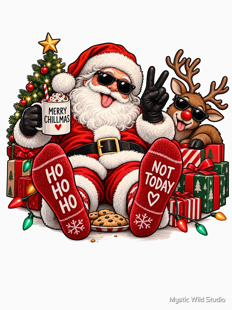 Merry Chillmas Funny Christmas by Mystic Wild Studio