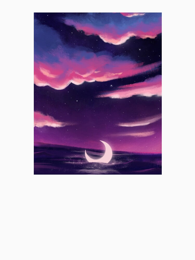 Moon Tide Illustration by gojibearstudio
