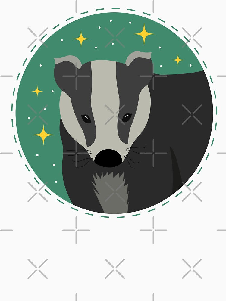 Beautiful Badger Badge by loiedesigns
