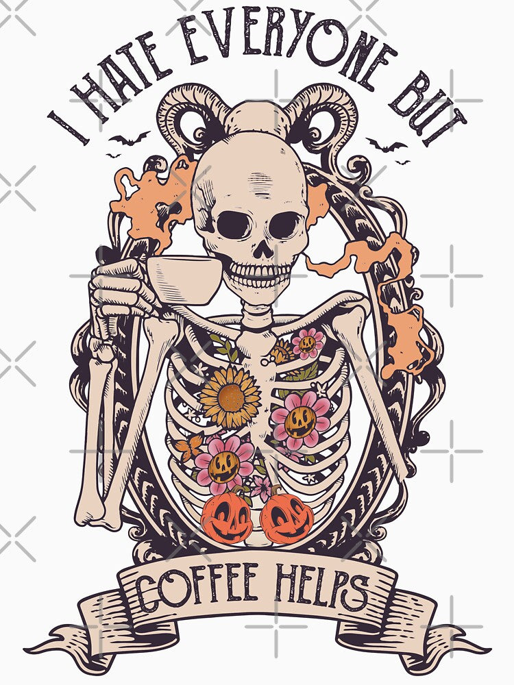 I hate everyone but coffee helps by Acim0