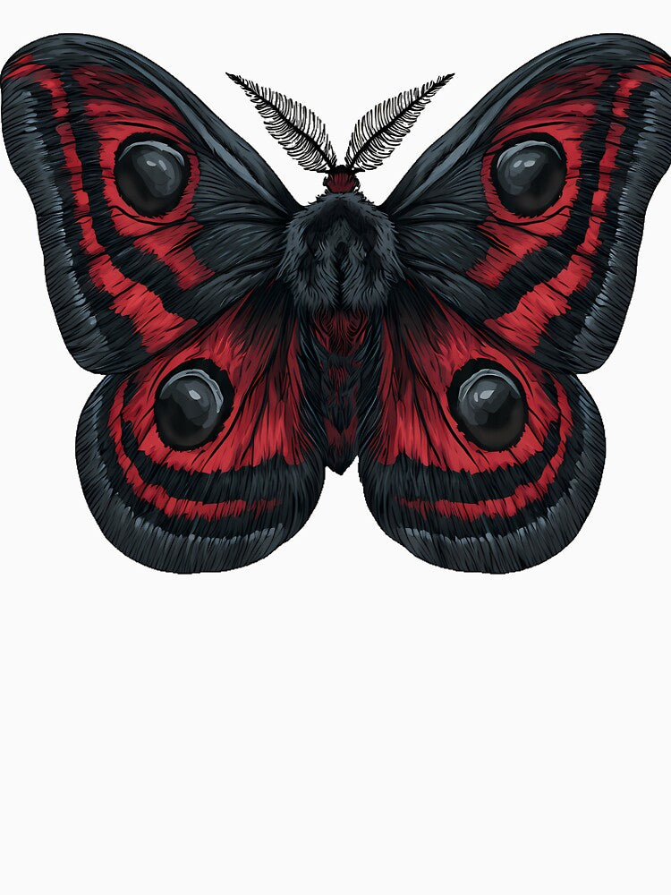 Dark Emperor Moth by IllumeInk