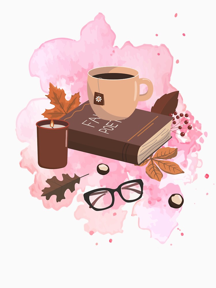 Cozy Autumn Tea and Books – Fall Reading Aesthetic Design by RUNO LAB