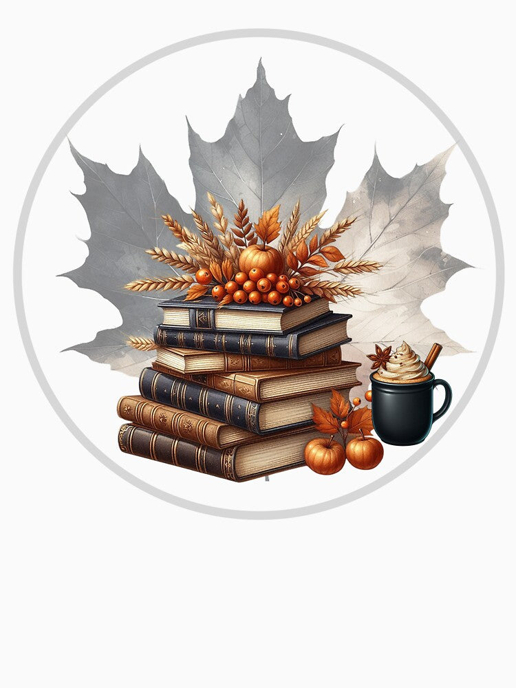 Cozy Fall Reading by CarolBeeDesigns