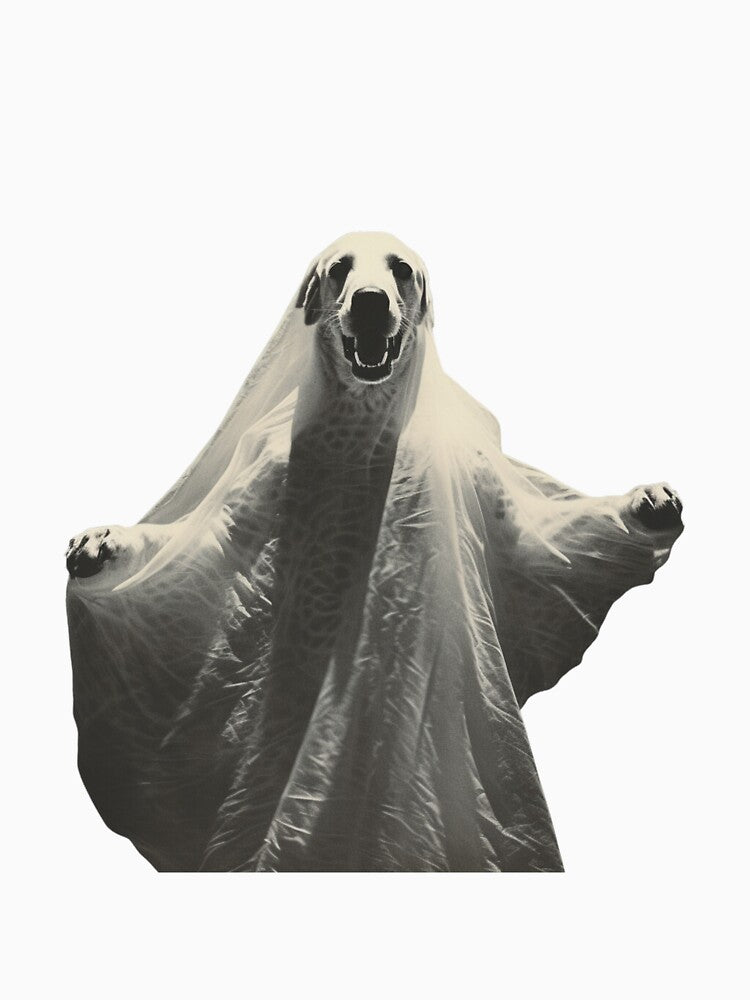 Halloween Ghost dog Vintage by GhostGolden