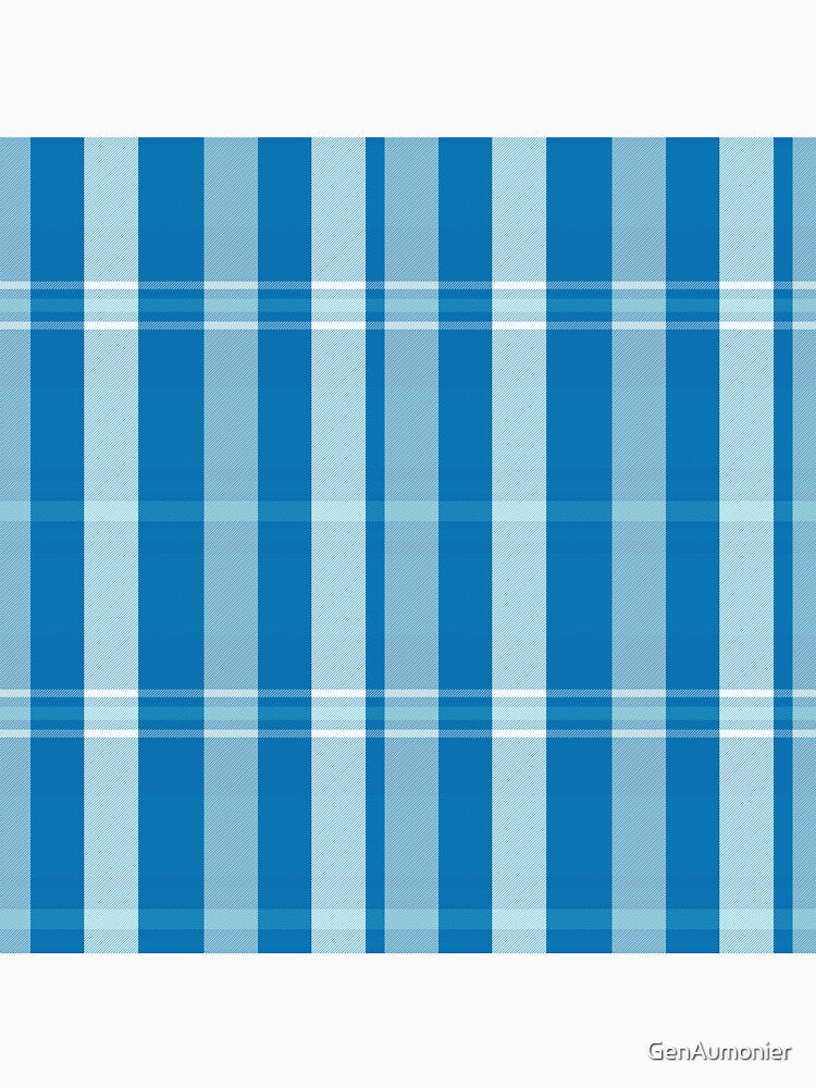 Winter Aesthetic Artair 1 Hand Drawn Textured Plaid Pattern by GenAumonier