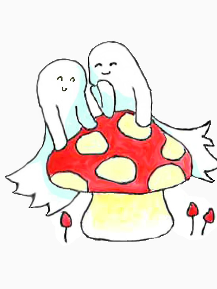 Mushroom Ghosts by vicksycat