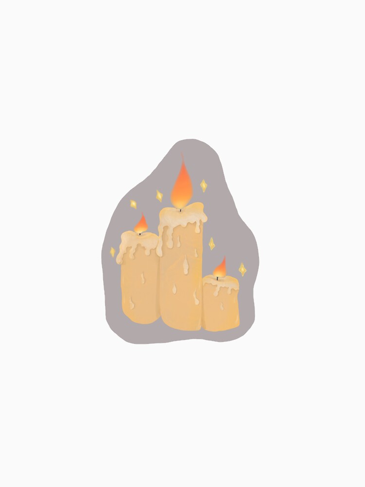 Cute Warm Cozy Candles Design by PaperPlanets
