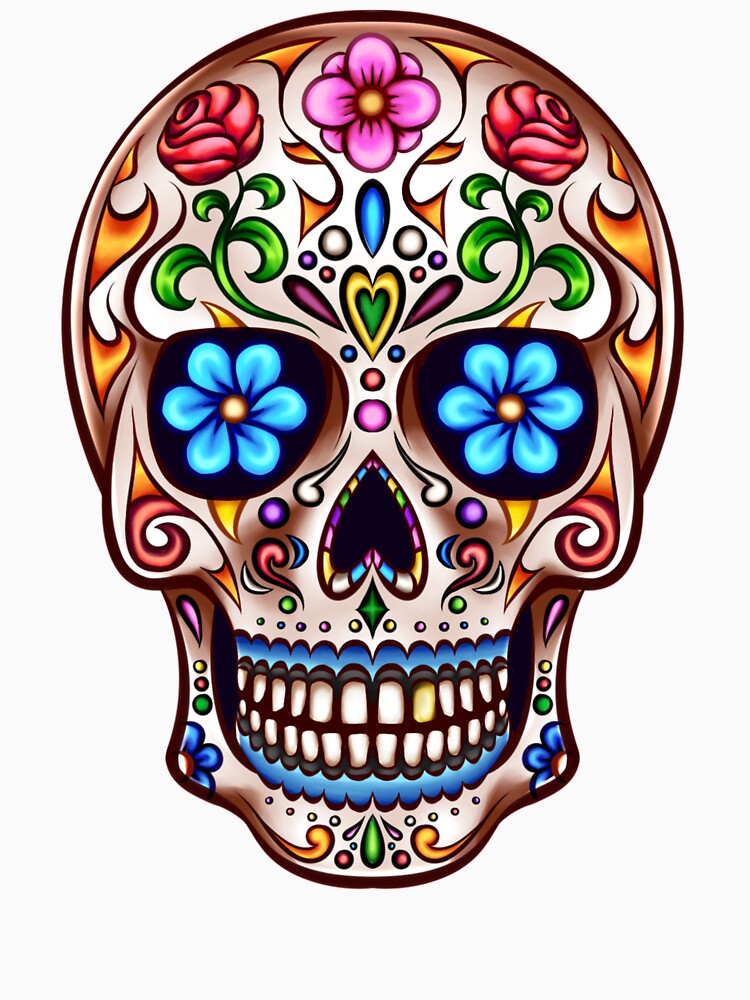 Light Sugar Skull by TitanNishArt