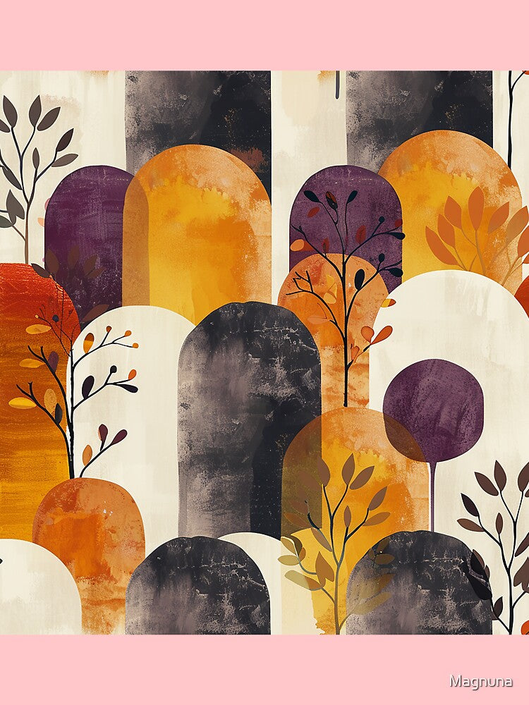 Cozy Autumn Pattern 10 by Magnuna