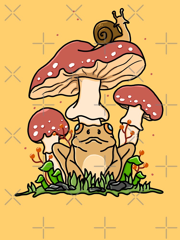 Mushroom Frog Snail by Kimprut