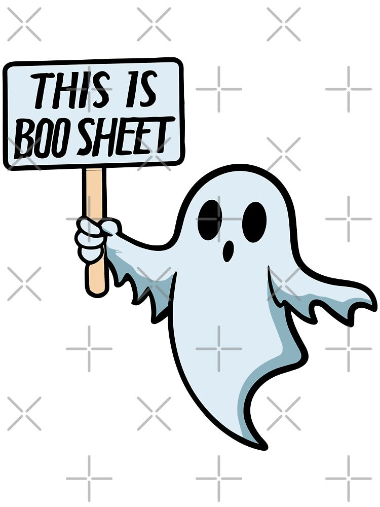 This is Boo Sheet Ghost with Sign by MonkaDesigns