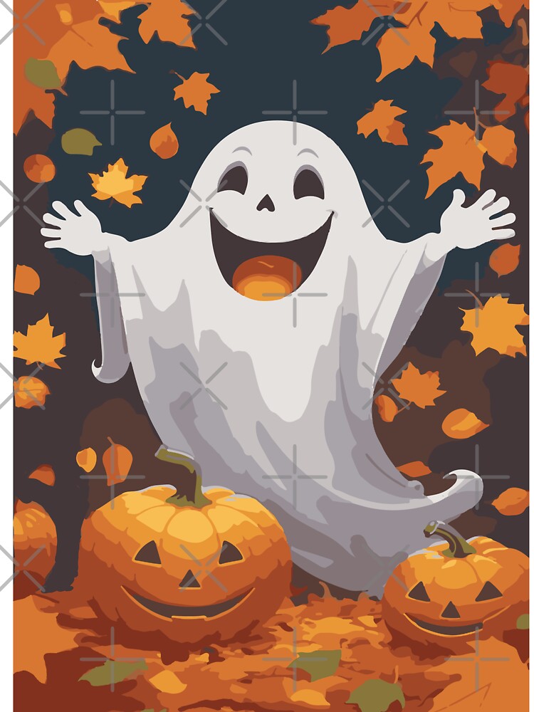 Ghost enjoying Halloween party by After De Moment
