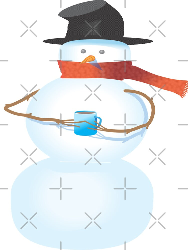Cold Snowman by Frankie Cat Photography