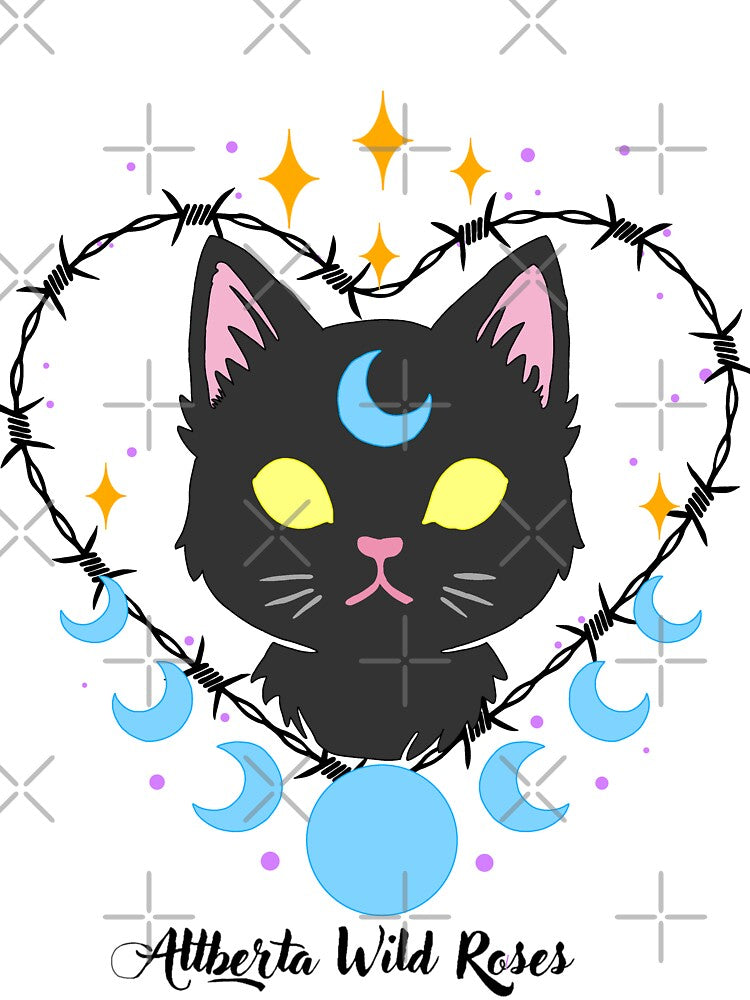 Wild Rose Cat by KillerKitsune