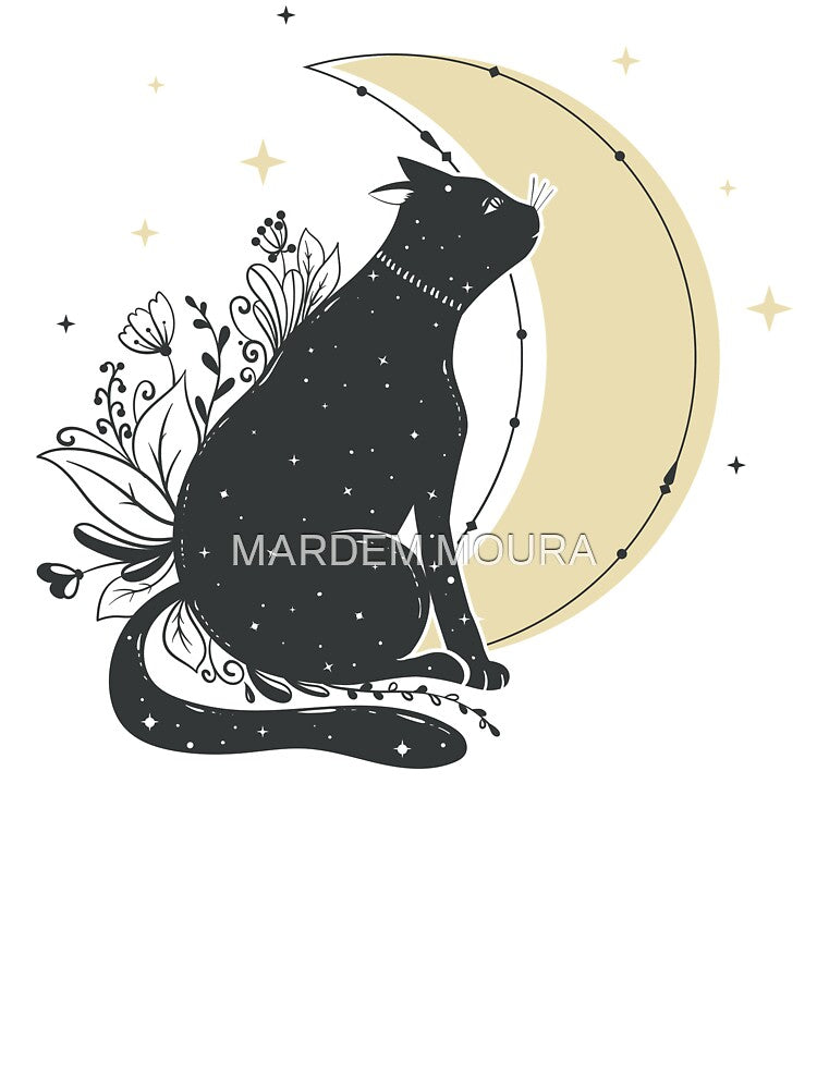 THE CAT AND THE MOON by MARDEM MOURA