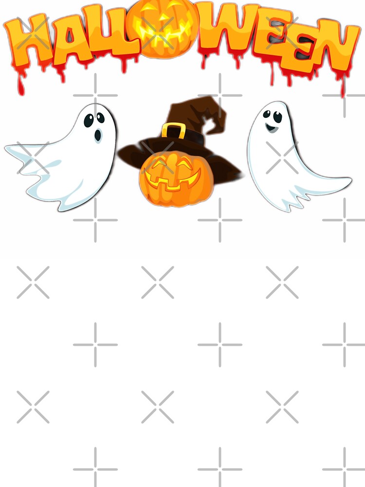 Scary Spooky Creepy Halloween Pumpkin Head And Ghosts - pumpkin picking crew by AR Studios