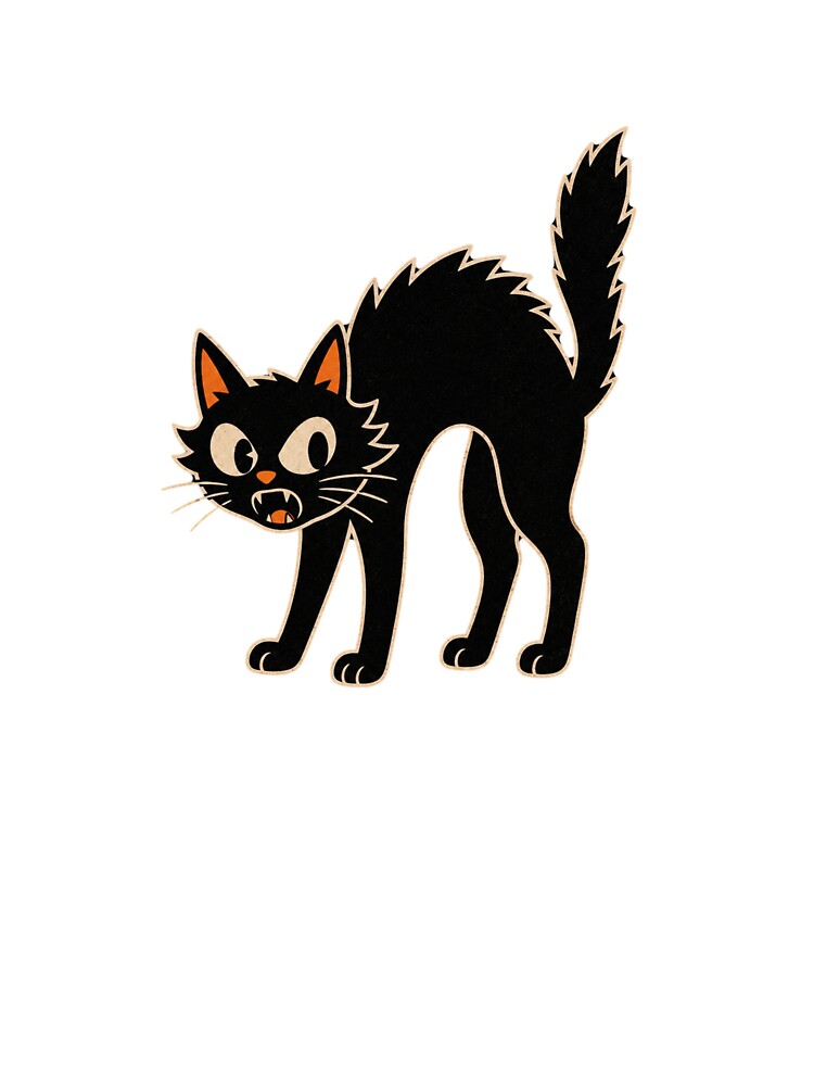 Retro Black Cat Halloween by MySthore