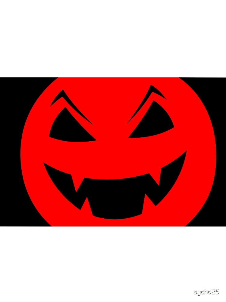 Red jack o lantern by sycho25