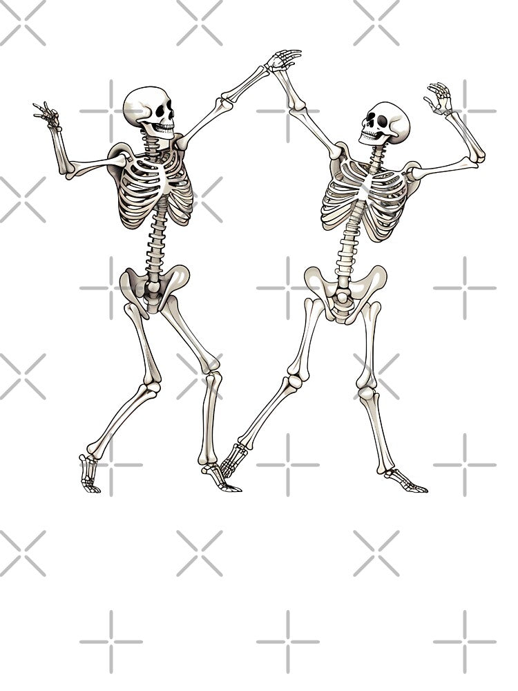 Funny Halloween Dancing Skeletons by SupernovaDSGN