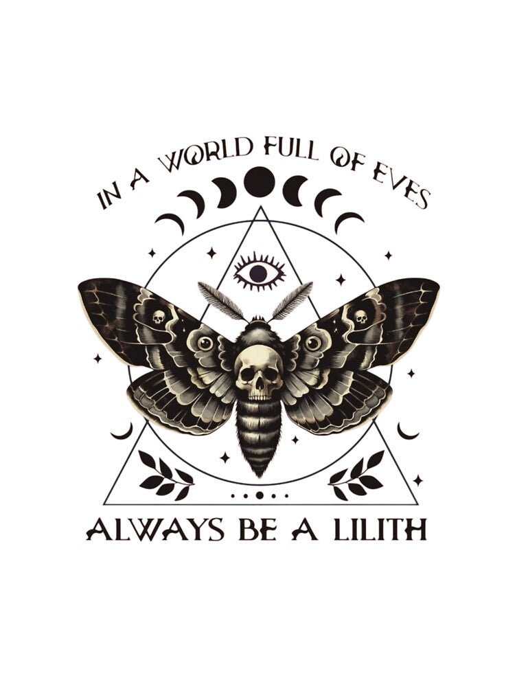 Always Be A Lilith Gothic Moth by Studioartwork