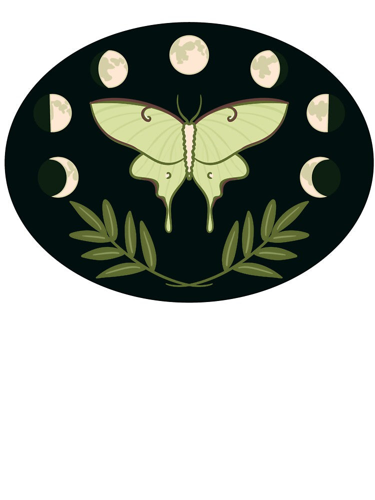 Luna Moth Dark by pinkgooseanaiah