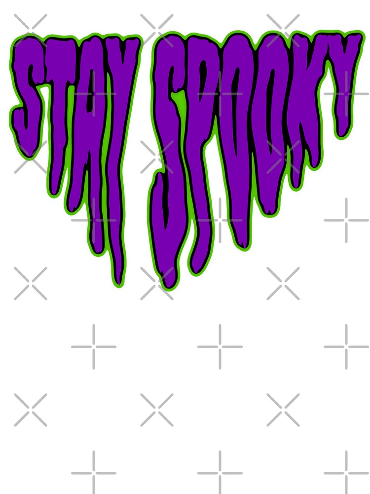 Stay spooky in purple and green by spookdoodle.co