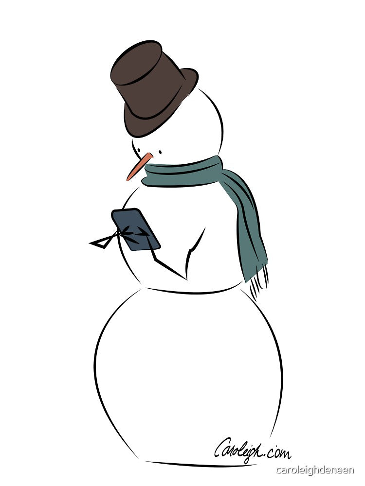 Texty the Snowman by caroleighdeneen