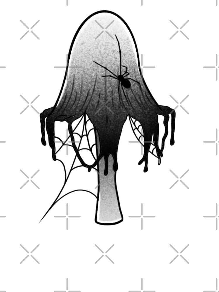 Dripping Mushroom and Spider by gabbynrodriguez