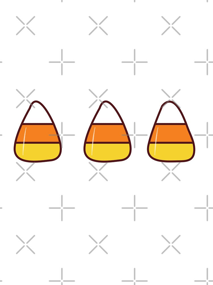 Cute Candy Corn Pattern — Pastel Halloween Aesthetic by Mrsmauve