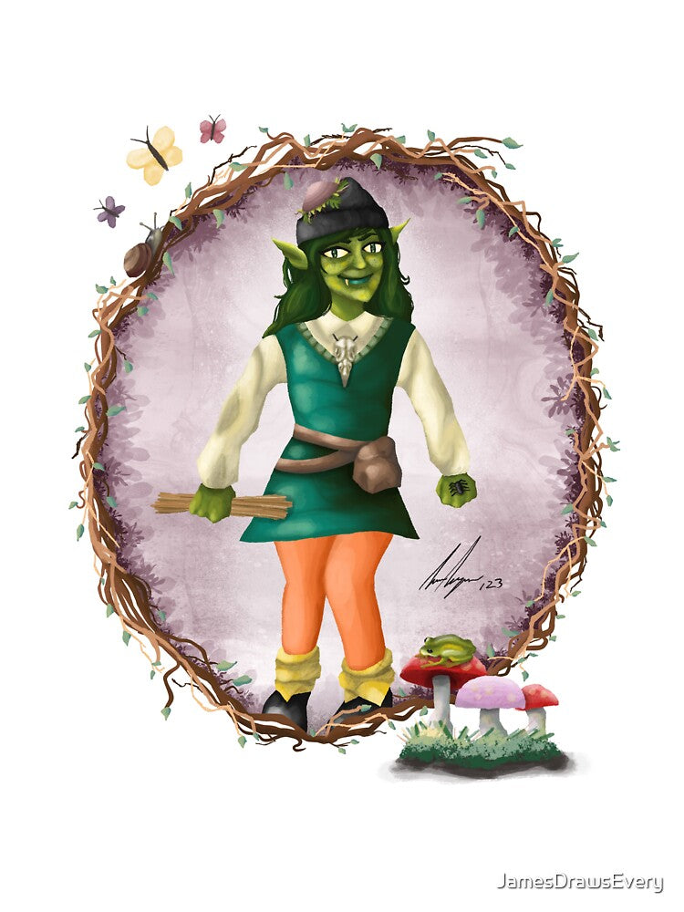 Goblincore Girl by JamesDrawsEvery
