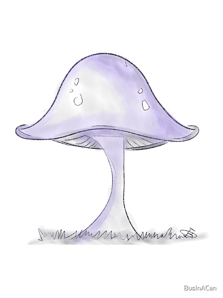 gray mushroom by BusInACan