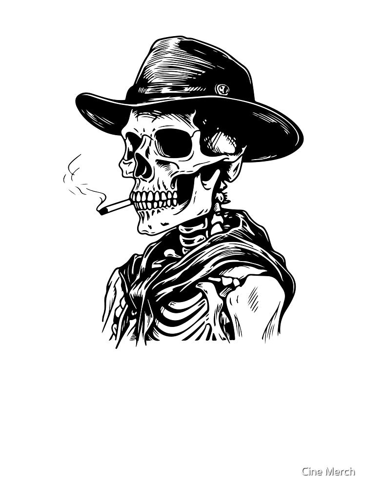 cowboy skeleton by Cine Merch