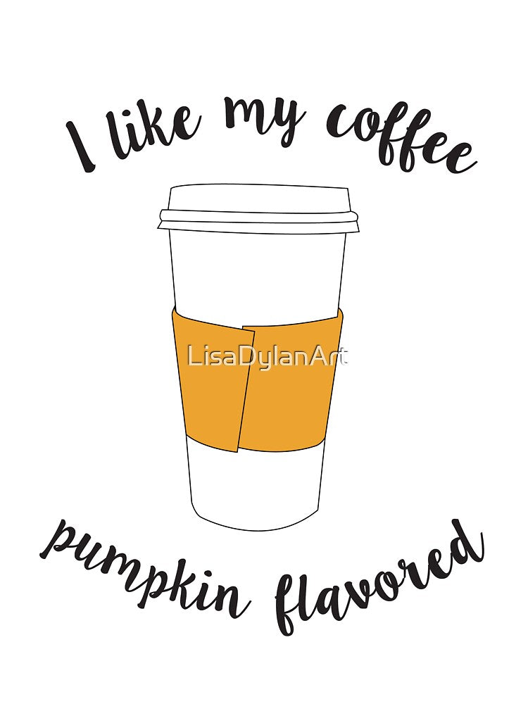Pumpkin Coffee by LisaDylanArt