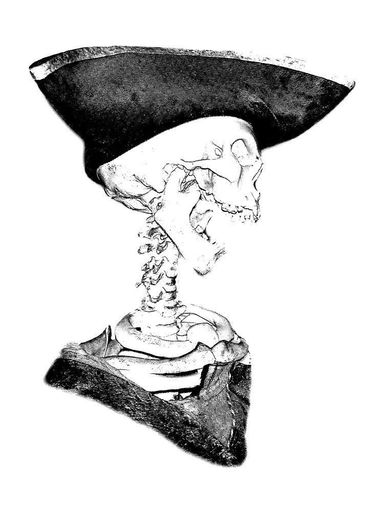 Halloween Skeleton Pirate! Digital Halloween Engraving. by Digital Eclectica