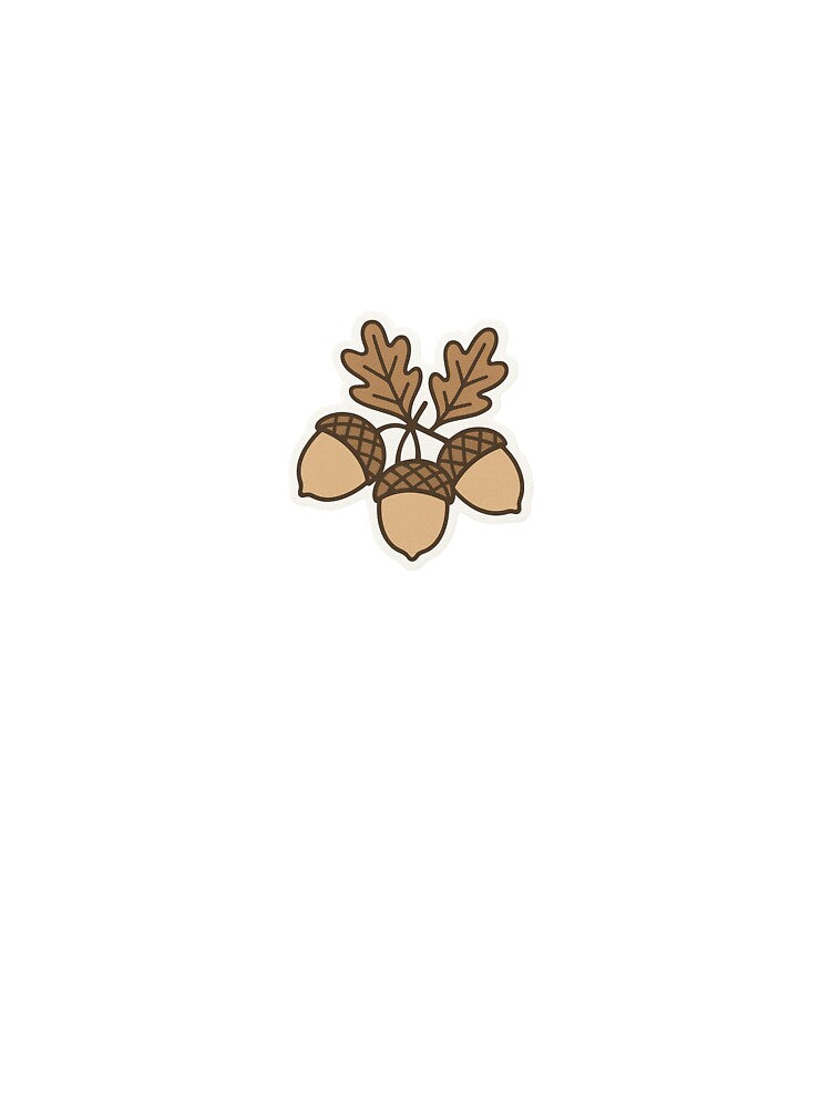 Neutral-tone acorn cluster. by STICKERS FOR SALE NOW