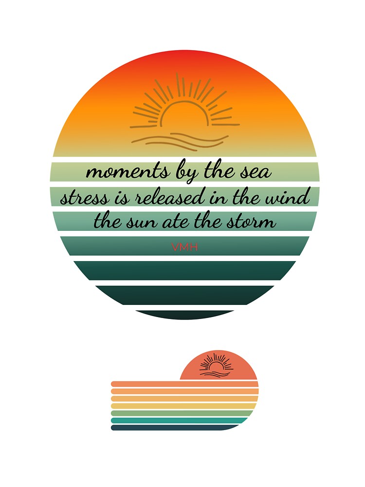 Moments by the Sea-Retro Sunset by HOUSE OF VMH