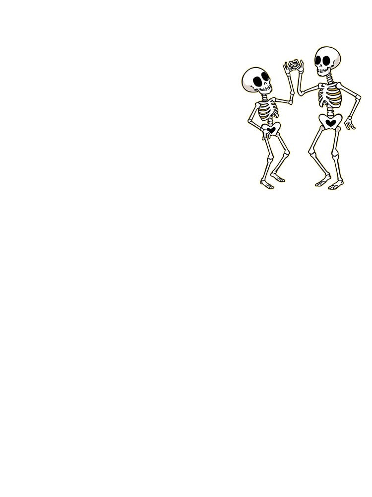 Halloween is Skeletons dancing by MomDadCompany