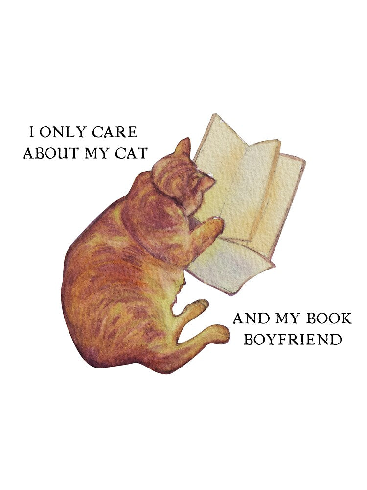 book boyfriend cat by CritterCraftsUS