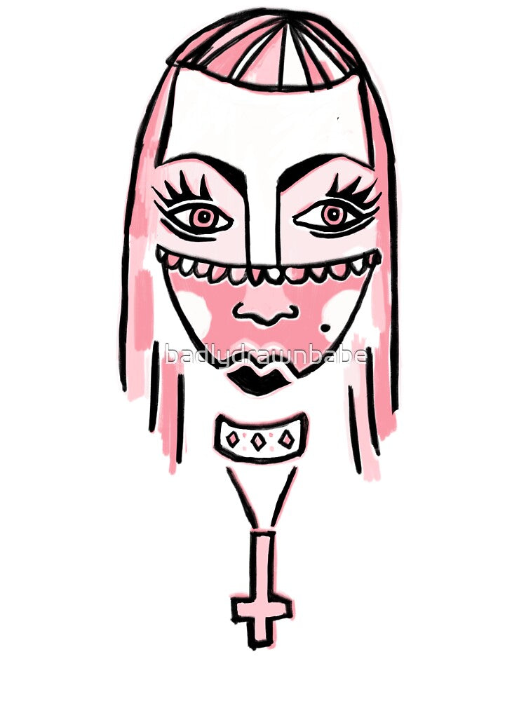 Pinkcore, Pastel Goth by badlydrawnbabe