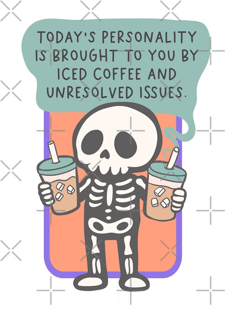 Iced Coffee and Unresolved Issues by Jess.a.creates