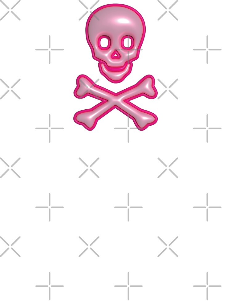Pink Skull and Crossbones by verycoolandnice